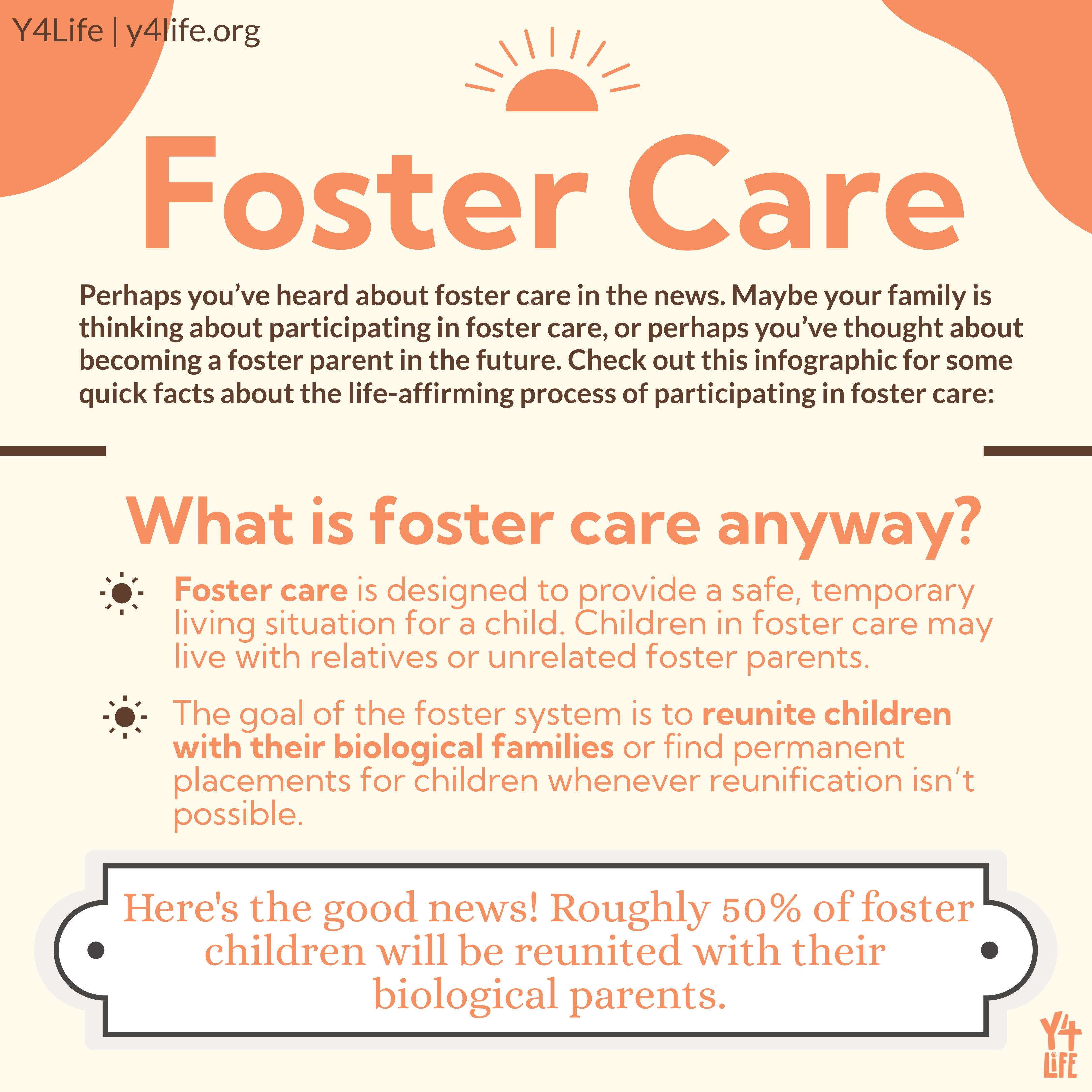 Foster Care (fold-out brochure)