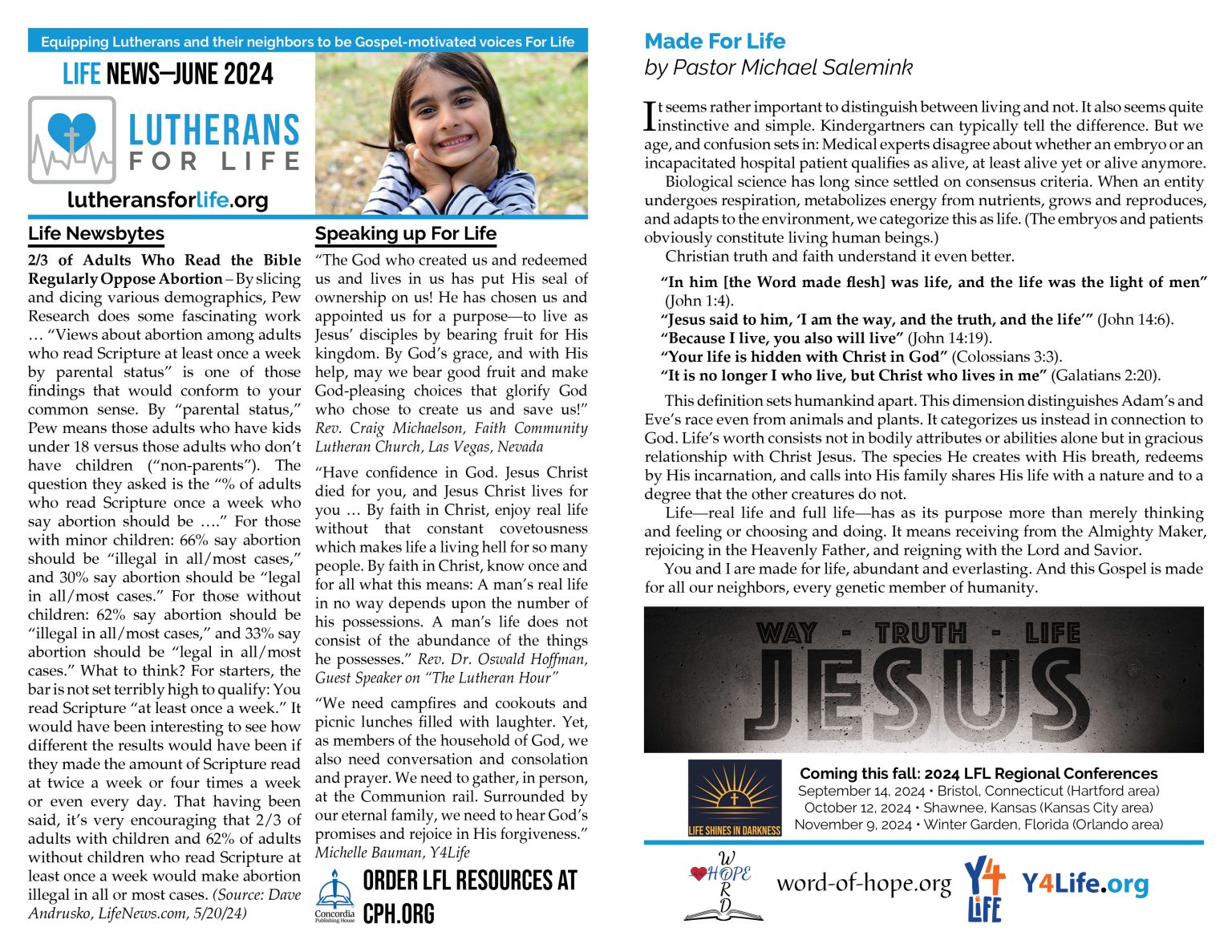 Life News Lutherans For Life