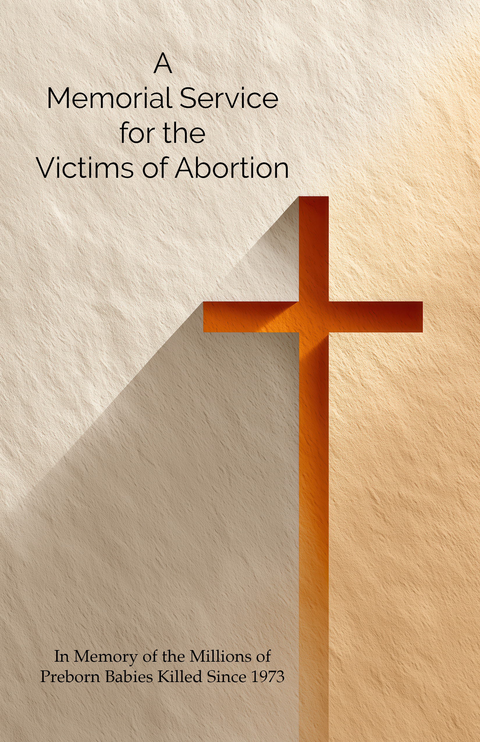 A Memorial Service for the Victims of Abortion